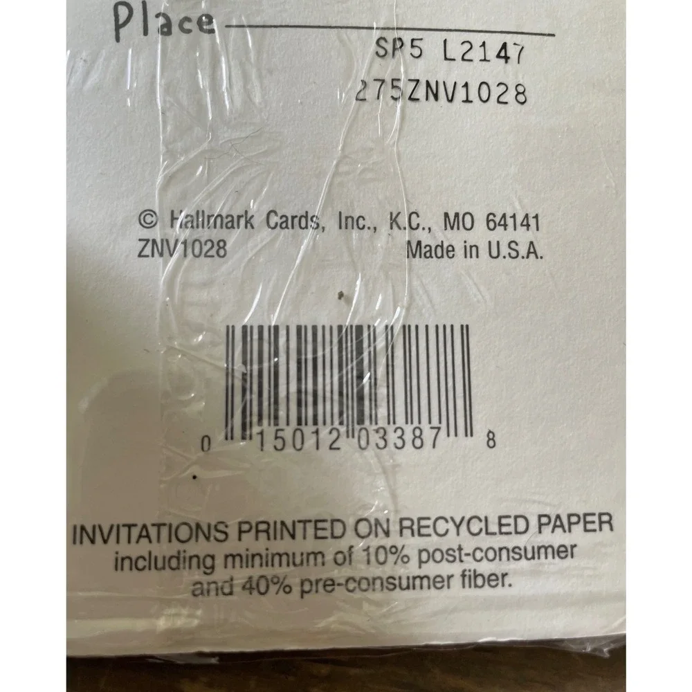 Hallmark Shoebox Greetings Surprise Birthday Party Invitations 16ct‎ Funny NEW